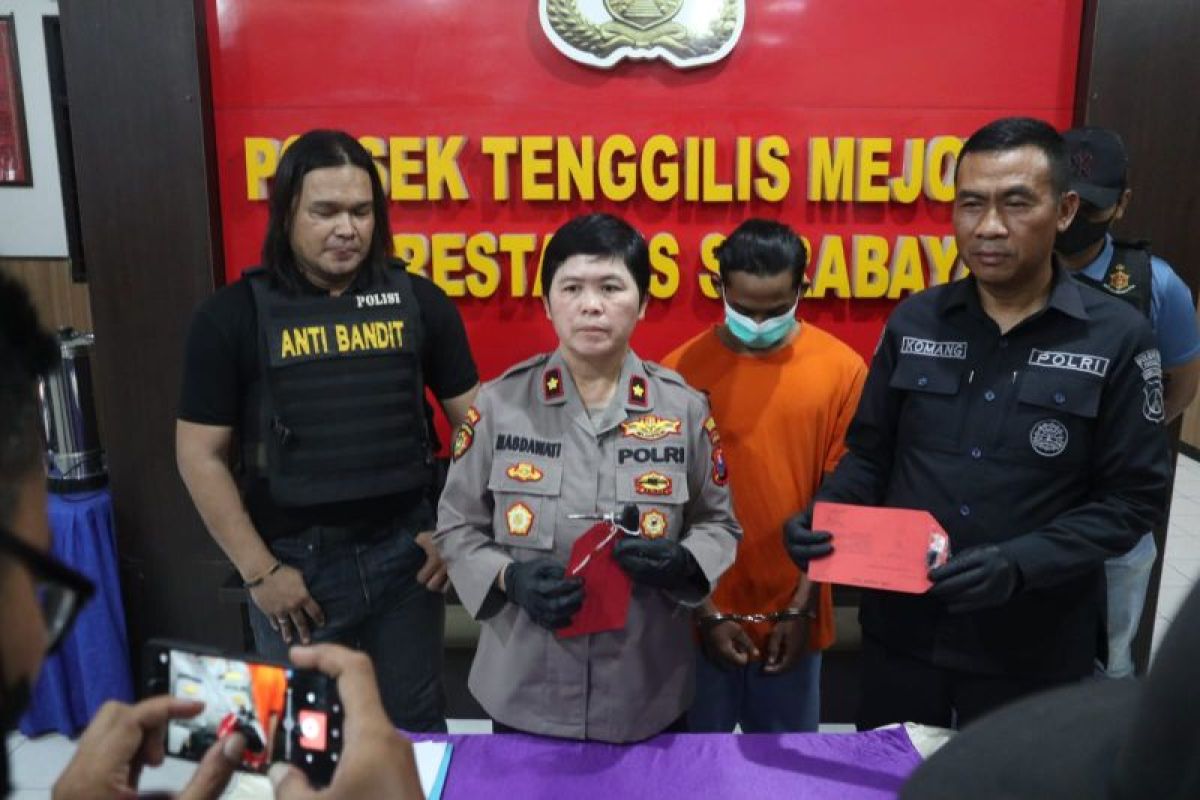 Polisi kembali tangkap satu pelaku pencurian motor ASN Pemkot Surabaya