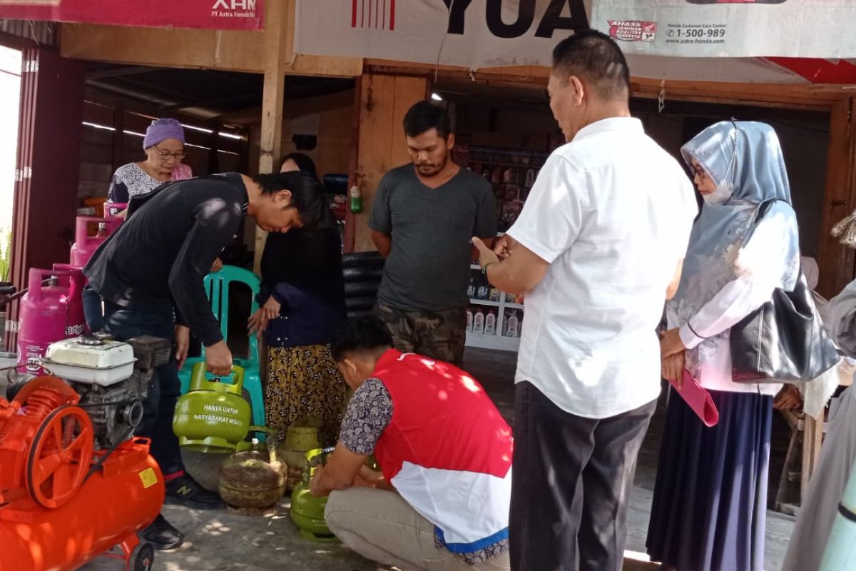 Satgas sita 66 tabung elpiji subsidi dari pengecer di Kota Palu