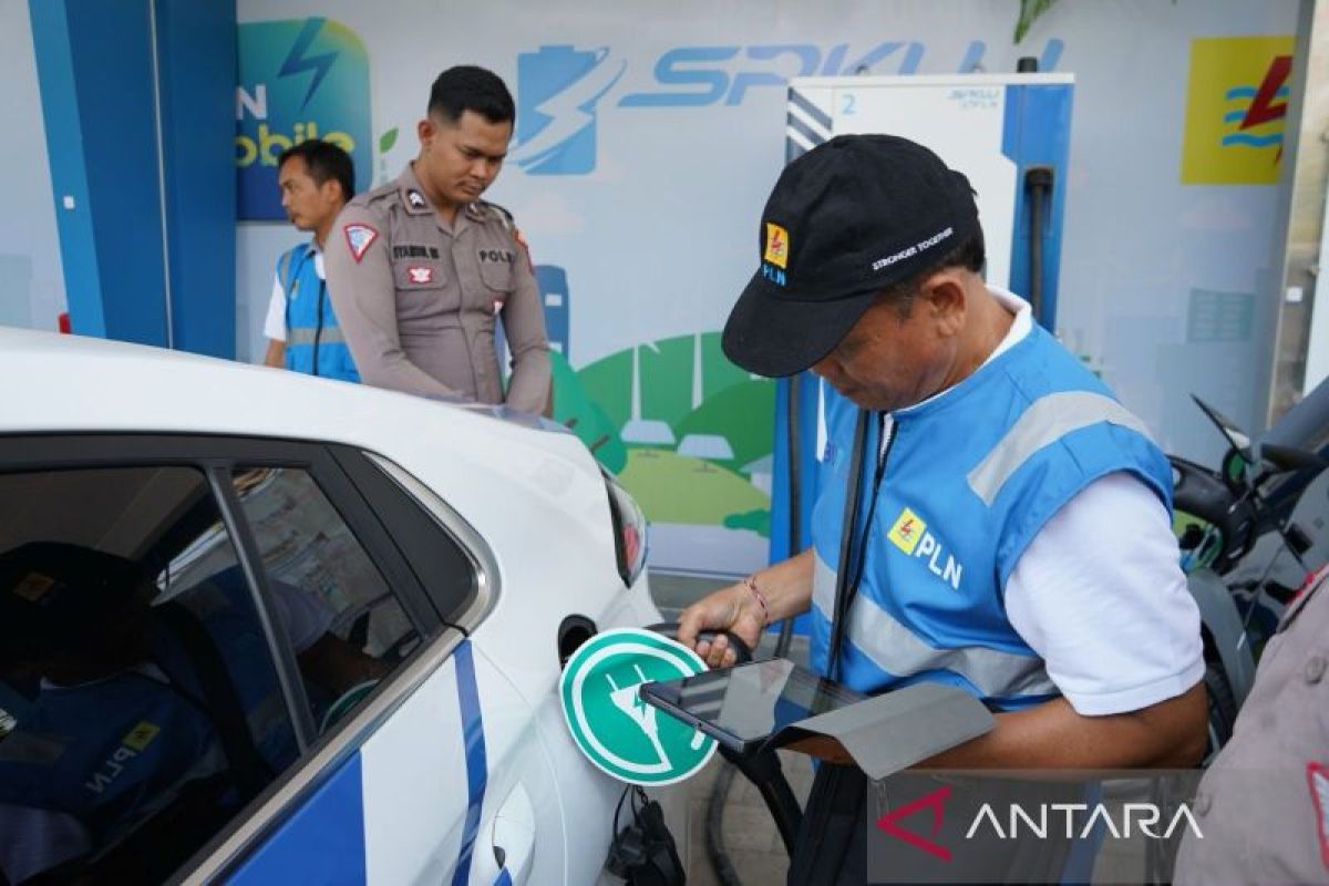 SPKLU PLN layani kendaraan listrik pada KTT AIS 2023 di Bali, begini operasionalnya