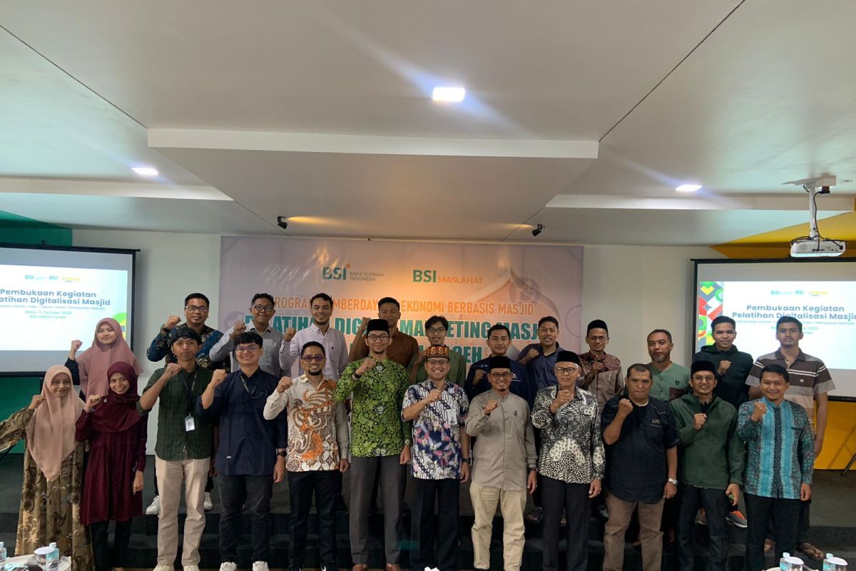 BSI latih digital marketing untuk BKM masjid di Aceh