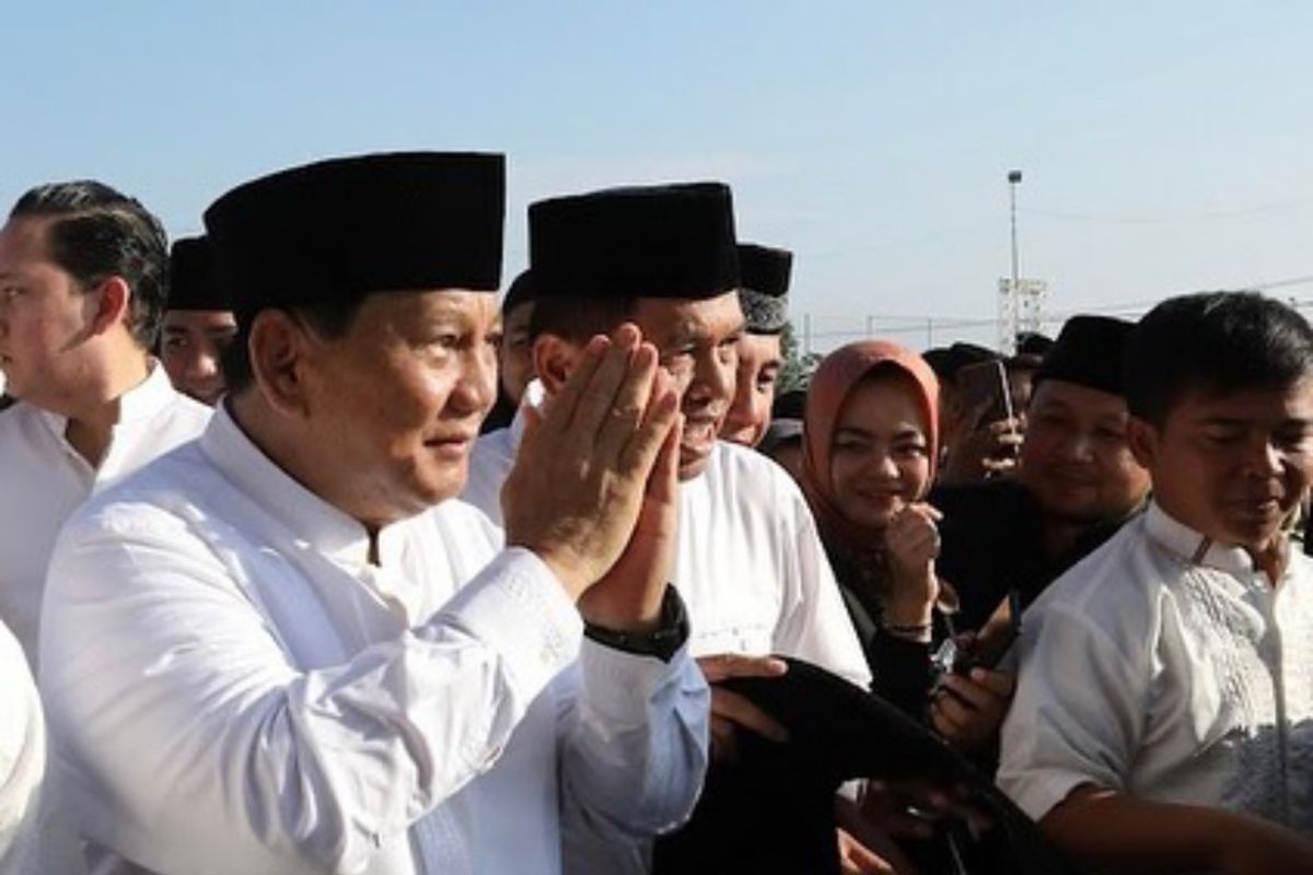Elektabilitas Prabowo naik di Jatim