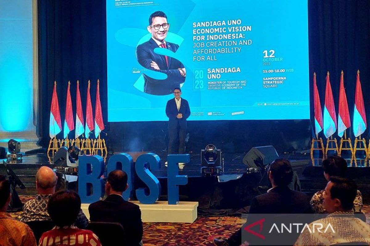 Sandiaga sebut penciptaan lapangan kerja wujudkan Indonesia Emas 2045