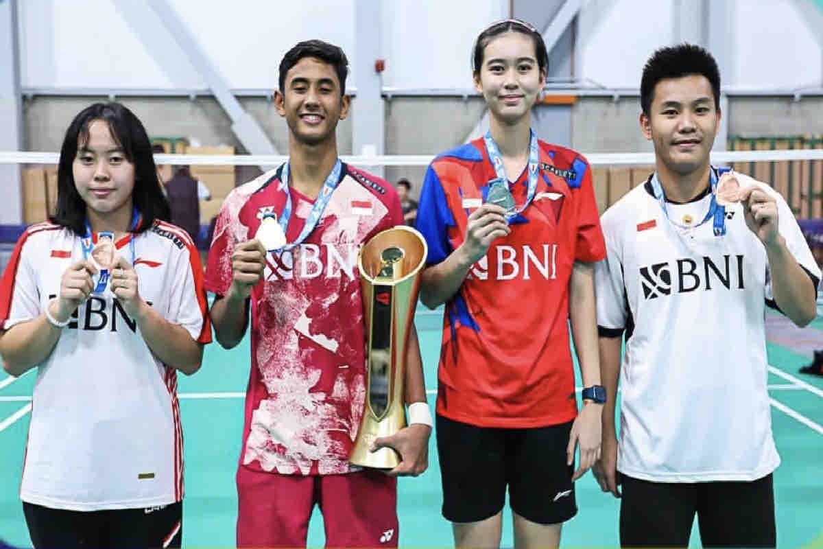 Kilau emas  Garuda Muda di kejuaraan dunia junior BWF