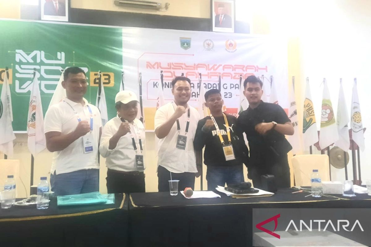 Panji Rangga Wirman terpilih sebagai Ketua Koni Padang Panjang 2023-2027
