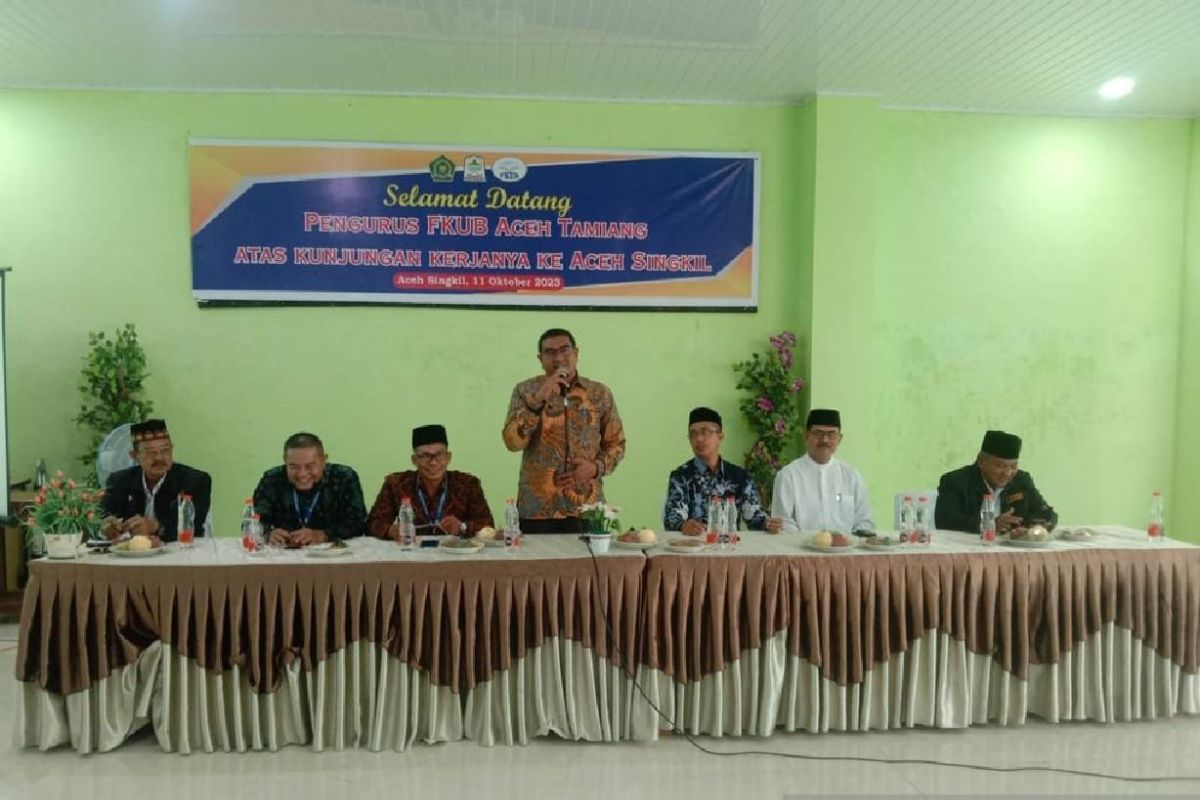 Kemenag Singkil bagikan kiat merawat kerukunan ke FKUB Aceh Tamiang