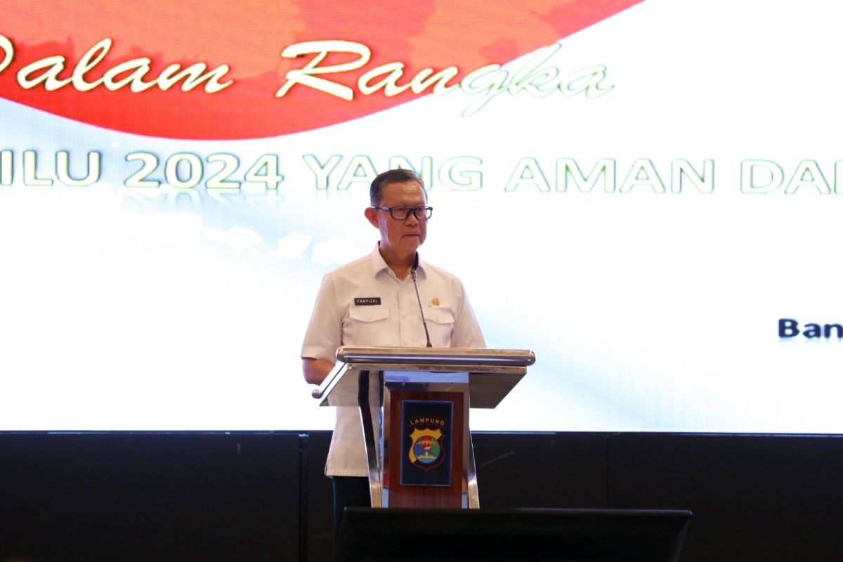 Sekdaprov Lampung minta enam pilar jalin sinergi ciptakan pemilu damai