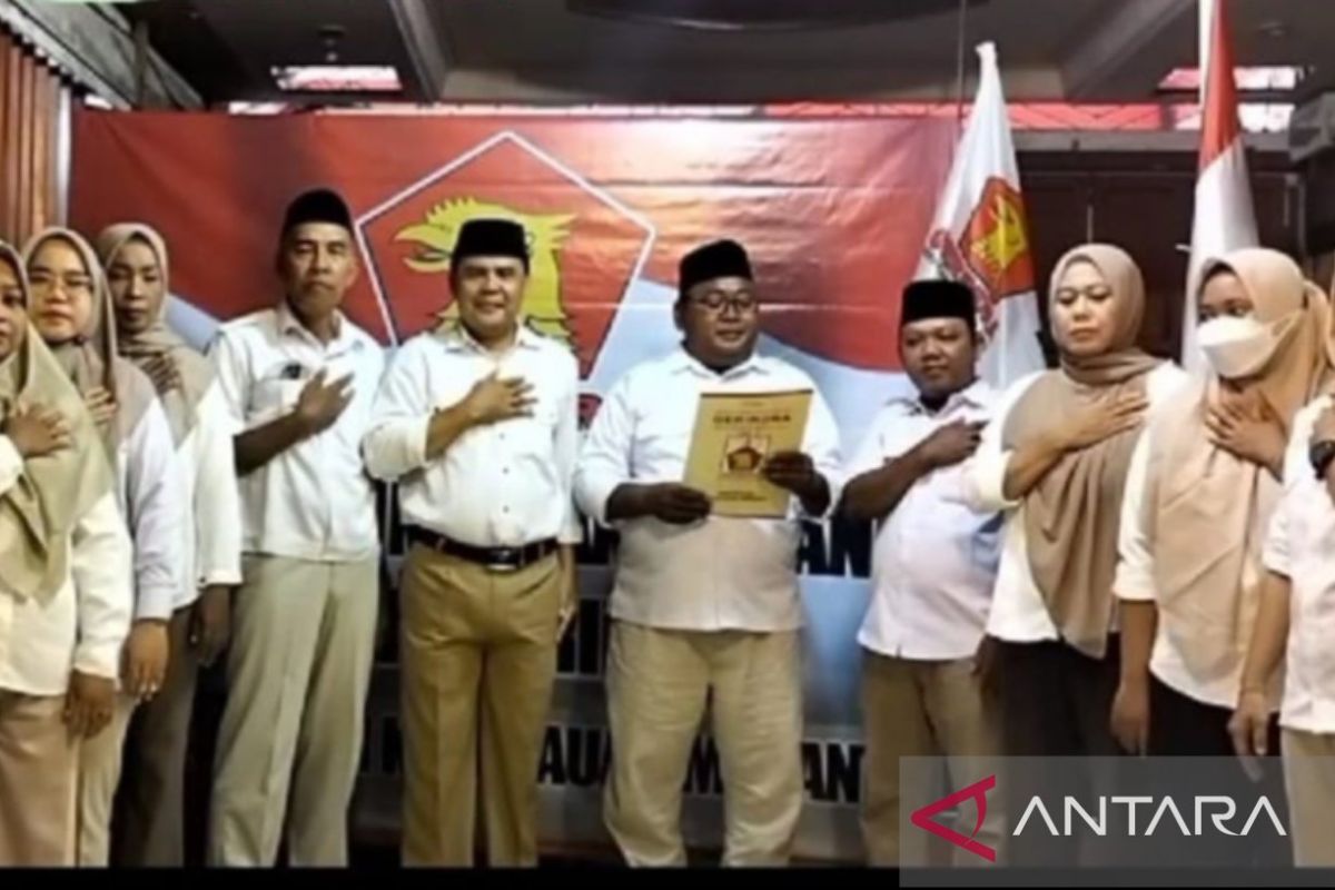 Gerindra Meranti deklarasikan capres Prabowo berpasangan dengan Gibran