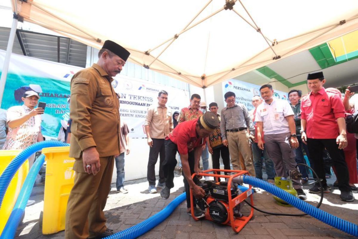 Pemkab Gowa terima bantuan 1.091 unit mesin pompa air dari Kementerian ESDM