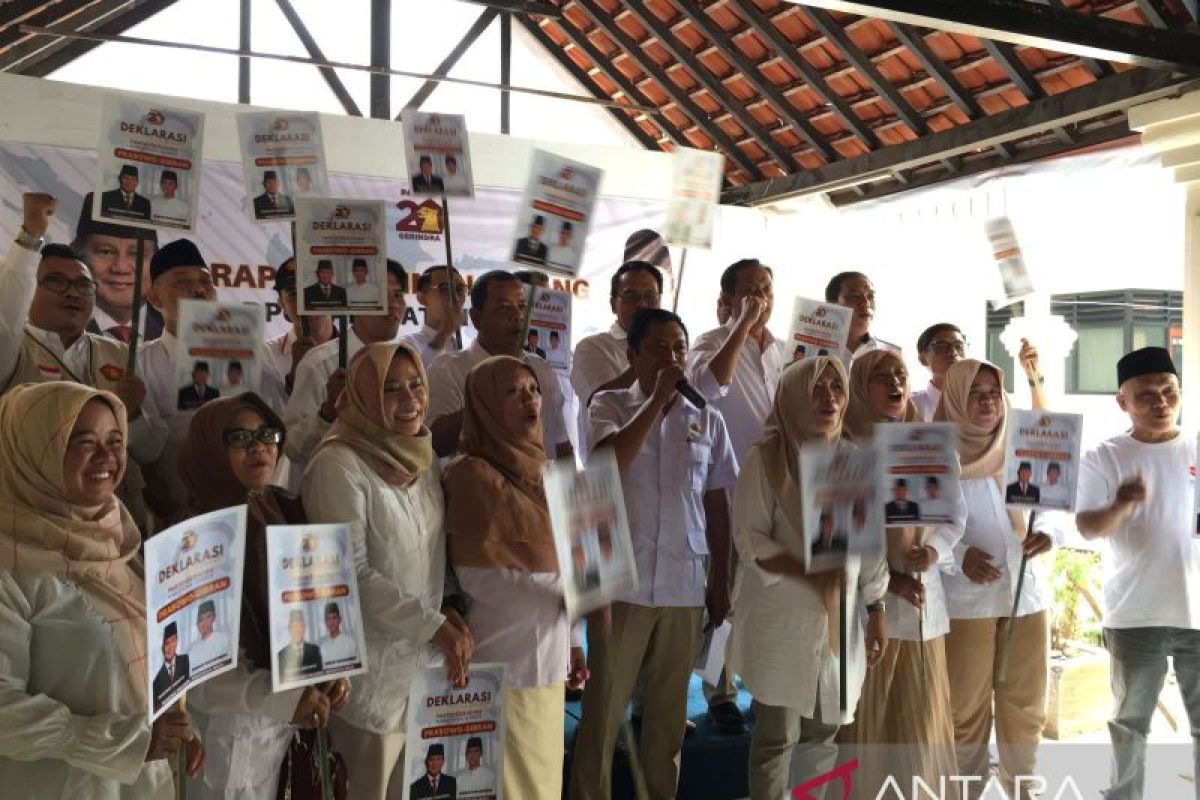 Gerindra Jember deklarasi dukung Prabowo-Gibran maju Pilpres 2024