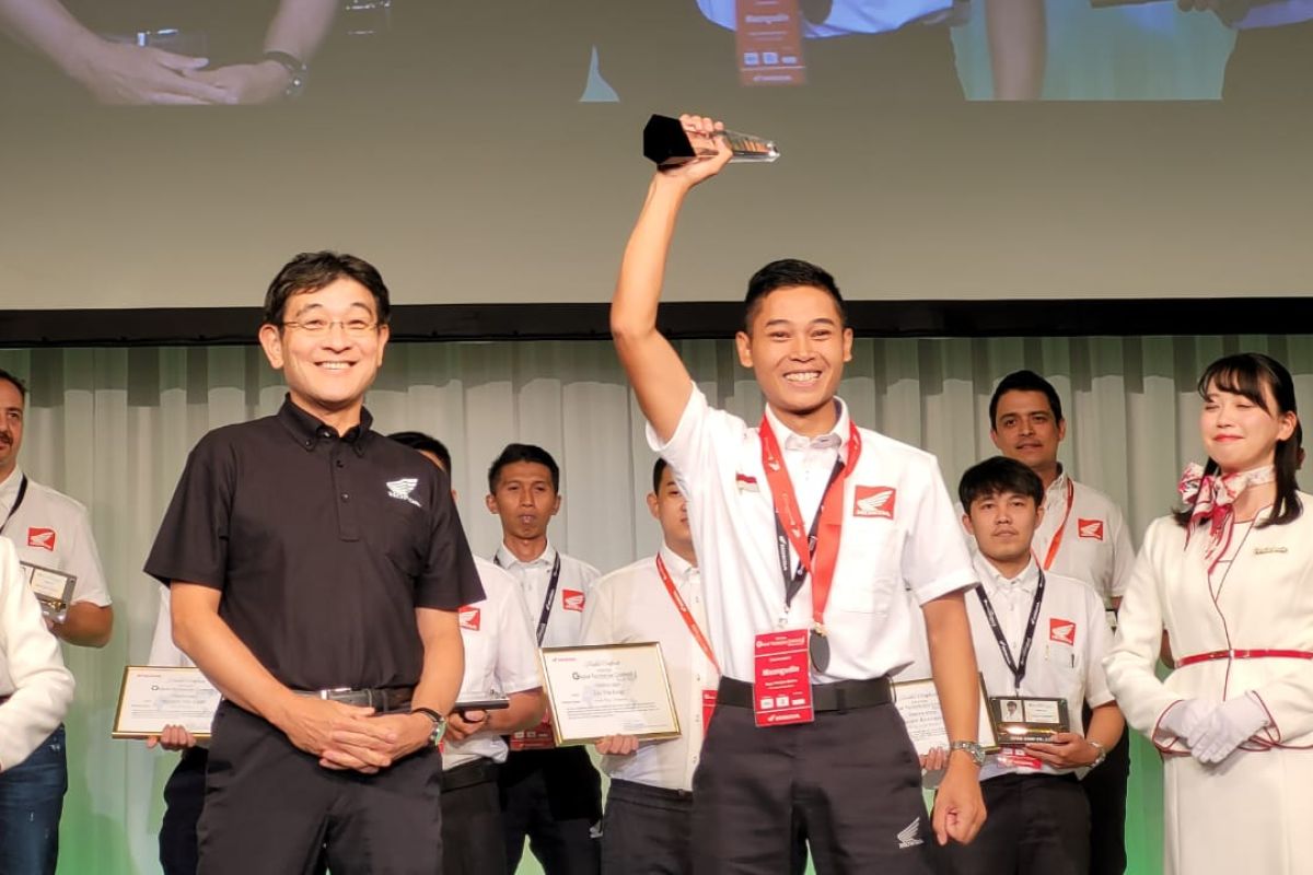 Teknisi Honda Indonesia sabet gelar teknisi terbaik dunia