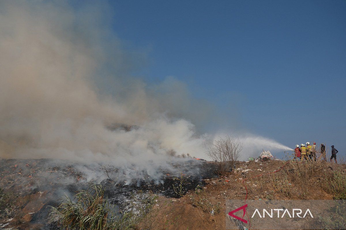 BPBD Denpasar: Hampir separuh luasan TPA Suwung  terbakar