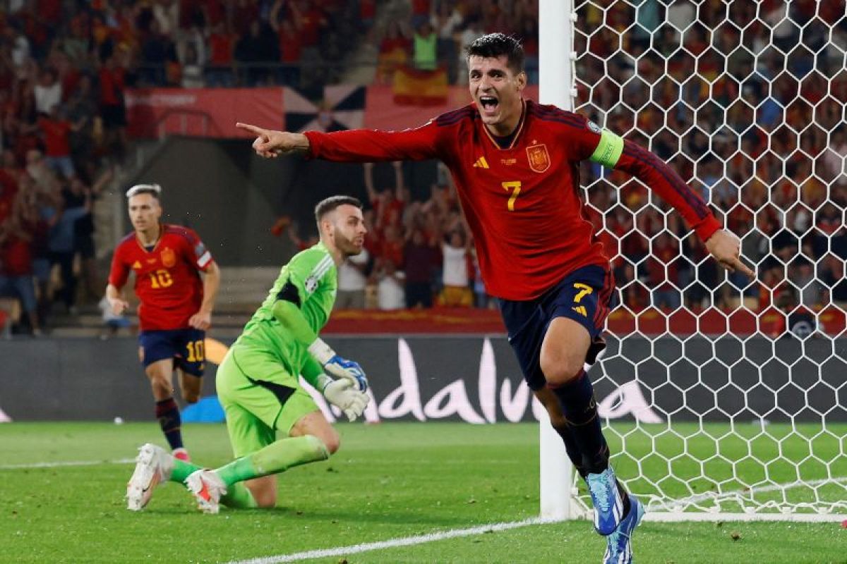 Kualifikasi Euro 2024: Spanyol sukses kalahkan Skotlandia 2-0