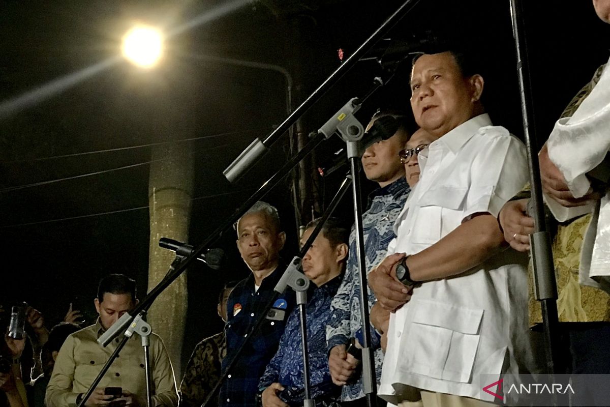 Prabowo Subianto bangun tradisi musyawarah mufakat di Koalisi Indonesia Maju