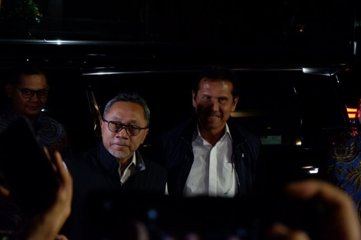 Elite partai tiba di rumah Prabowo hadiri forum ketum KIM