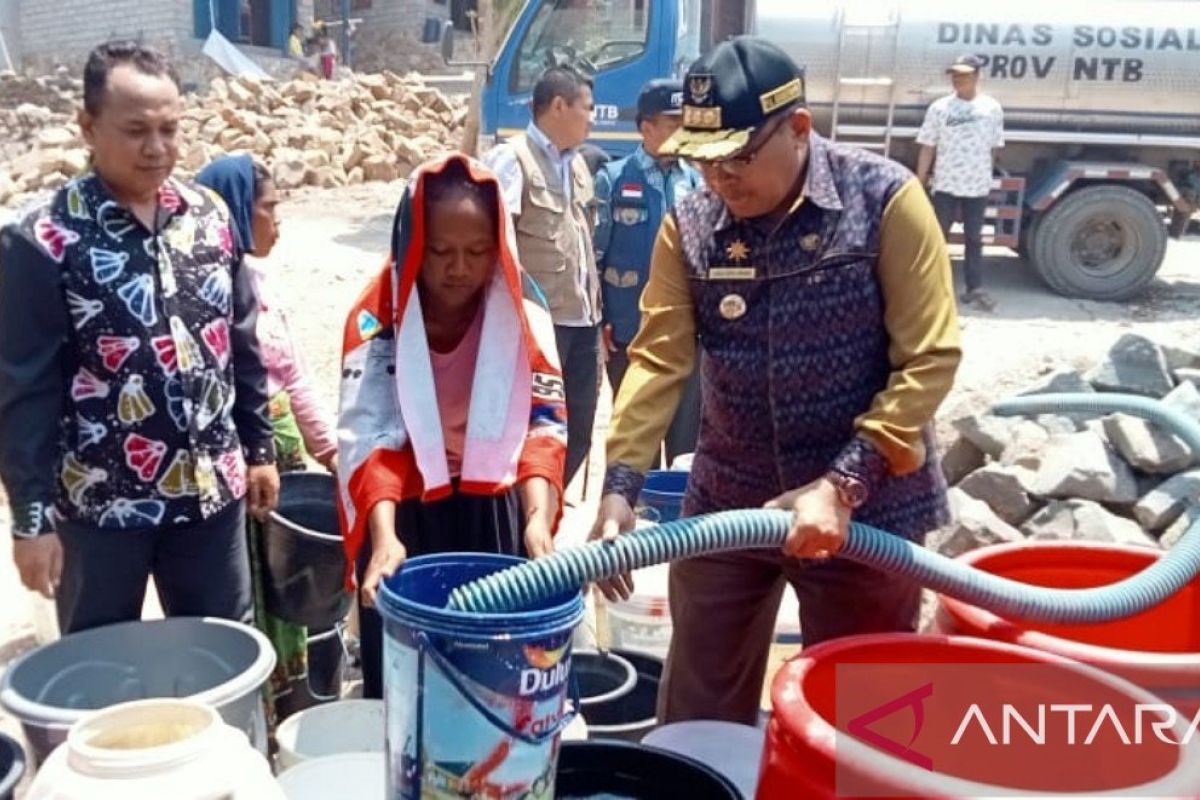 NTB salurkan bantuan air bersih ke warga terdampak kekeringan