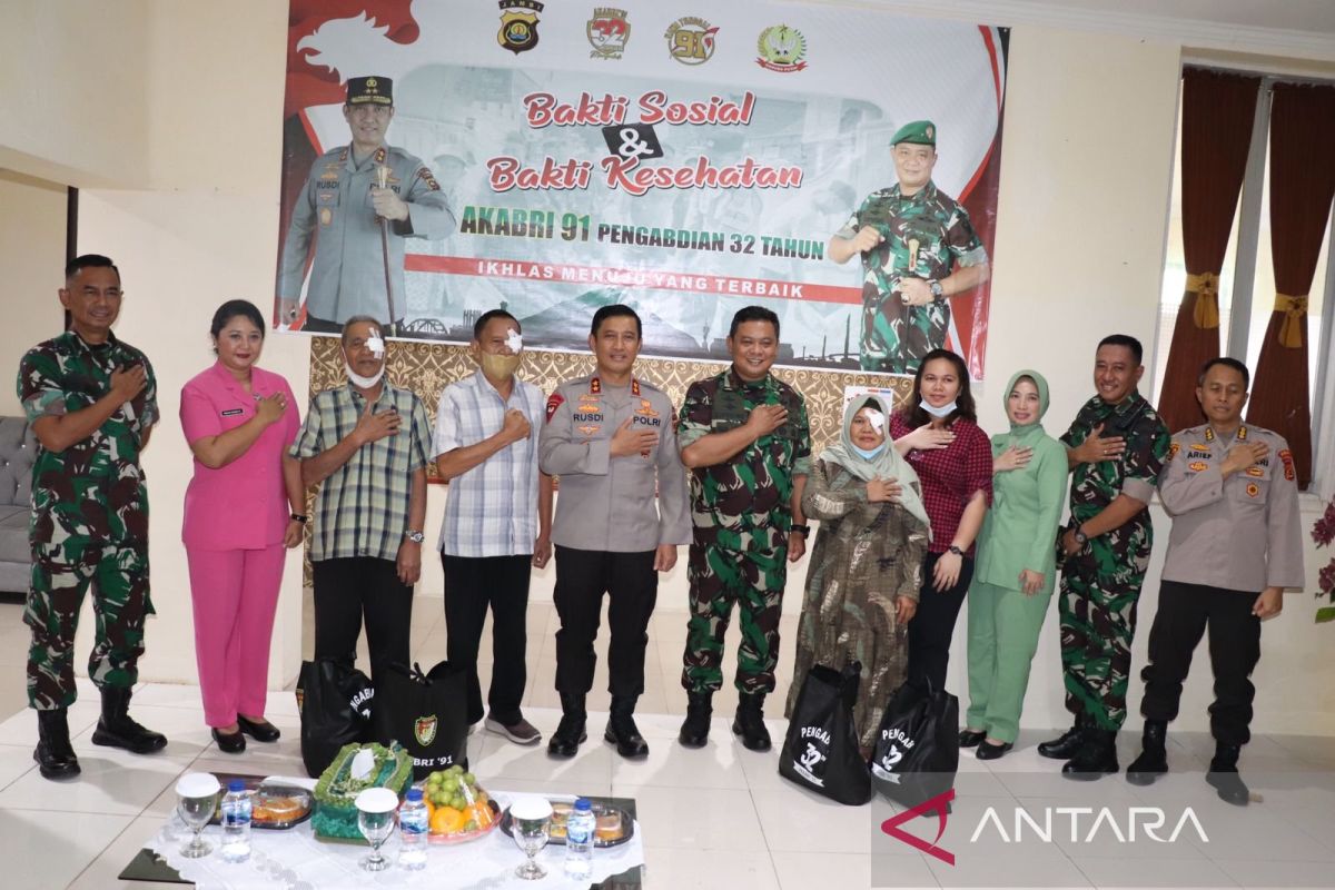 Alumni Akabri 91 gelar bakti sosial kesehatan di Jambi