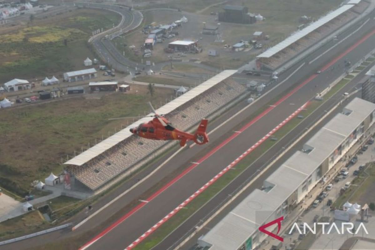 Basarnas mengerahkan dua helikopter selama MotoGP Mandalika