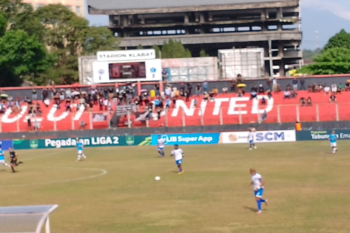 Kesebelasan PSBS Biak menang atas Sulut United skor 1-0
