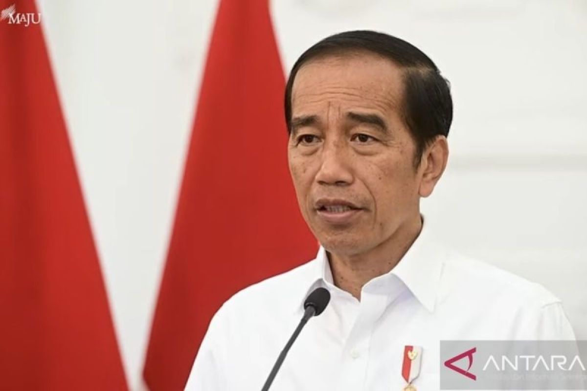 Jokowi hadiri Rakernas VI Projo di Indonesia Arena GBK