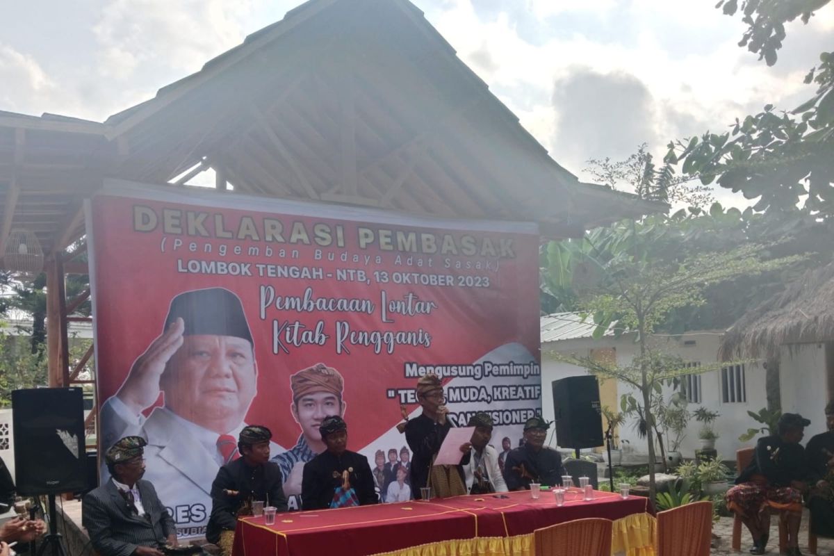 Pembasak Lombok NTB dukung Prabowo-Gibran di Pemilu 2024