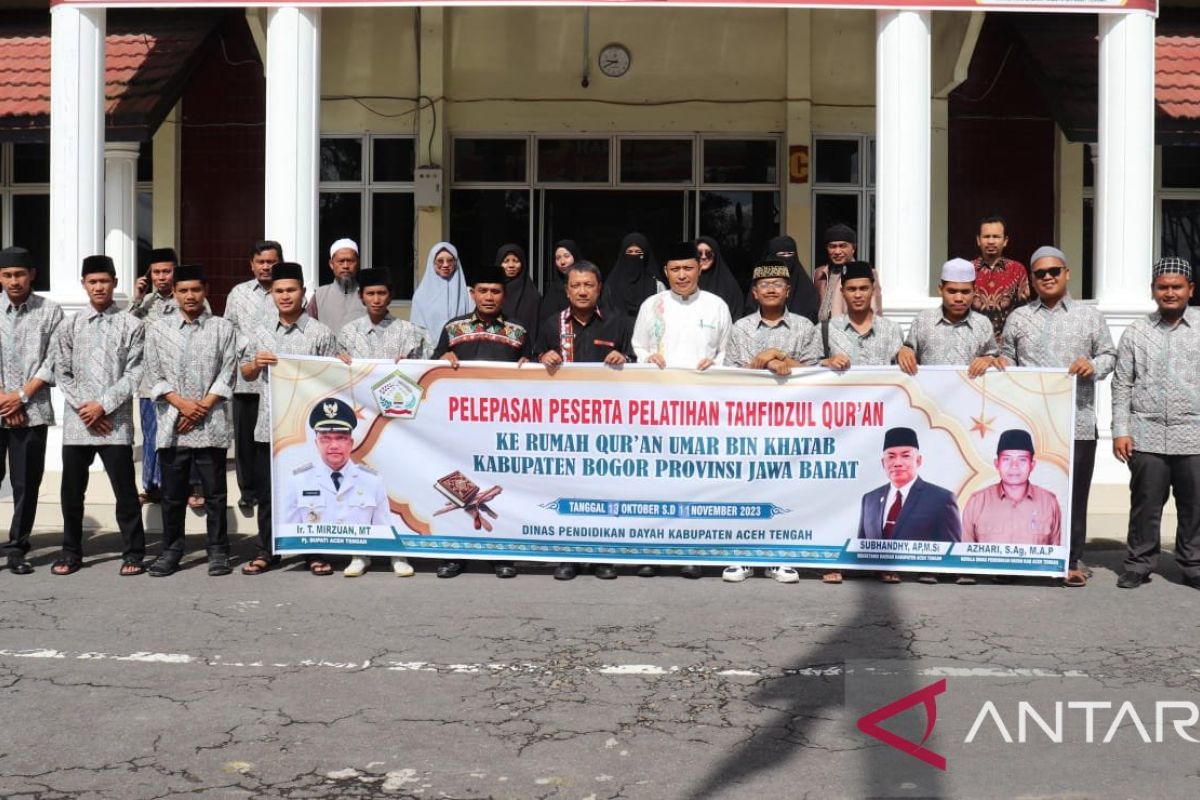 Pemkab Aceh Tengah kirim 20 ustadz ikuti pelatihan tahfidzul quran di Bogor