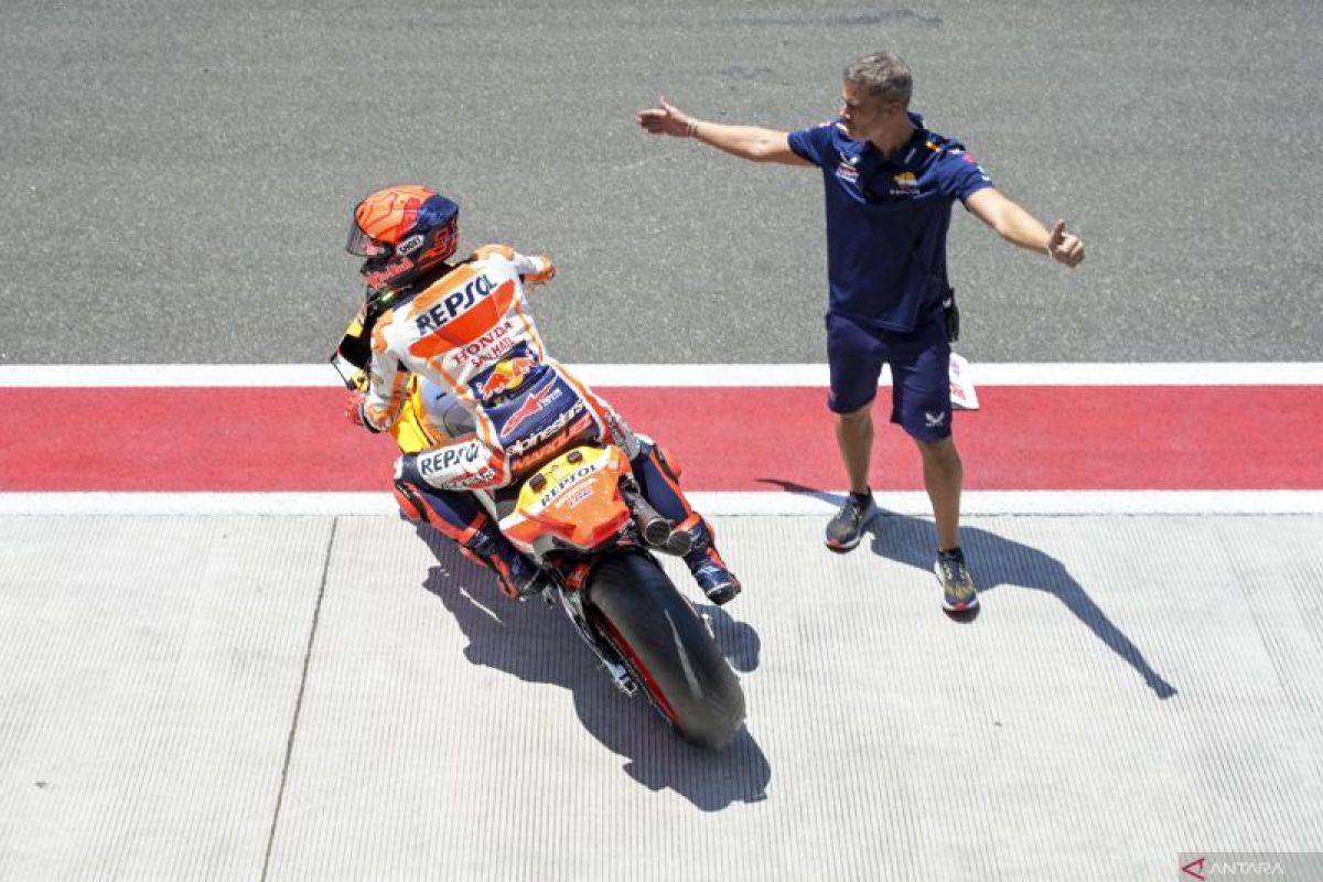 Marquez kecewa akhiri musim bersama Honda tanpa podium MotoGP Valencia