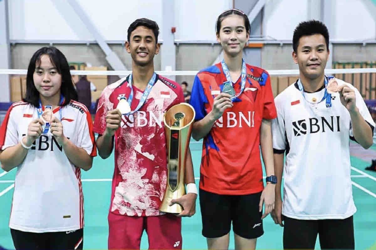Kilau emas Garuda Muda Indonesia di kejuaraan dunia junior BWF