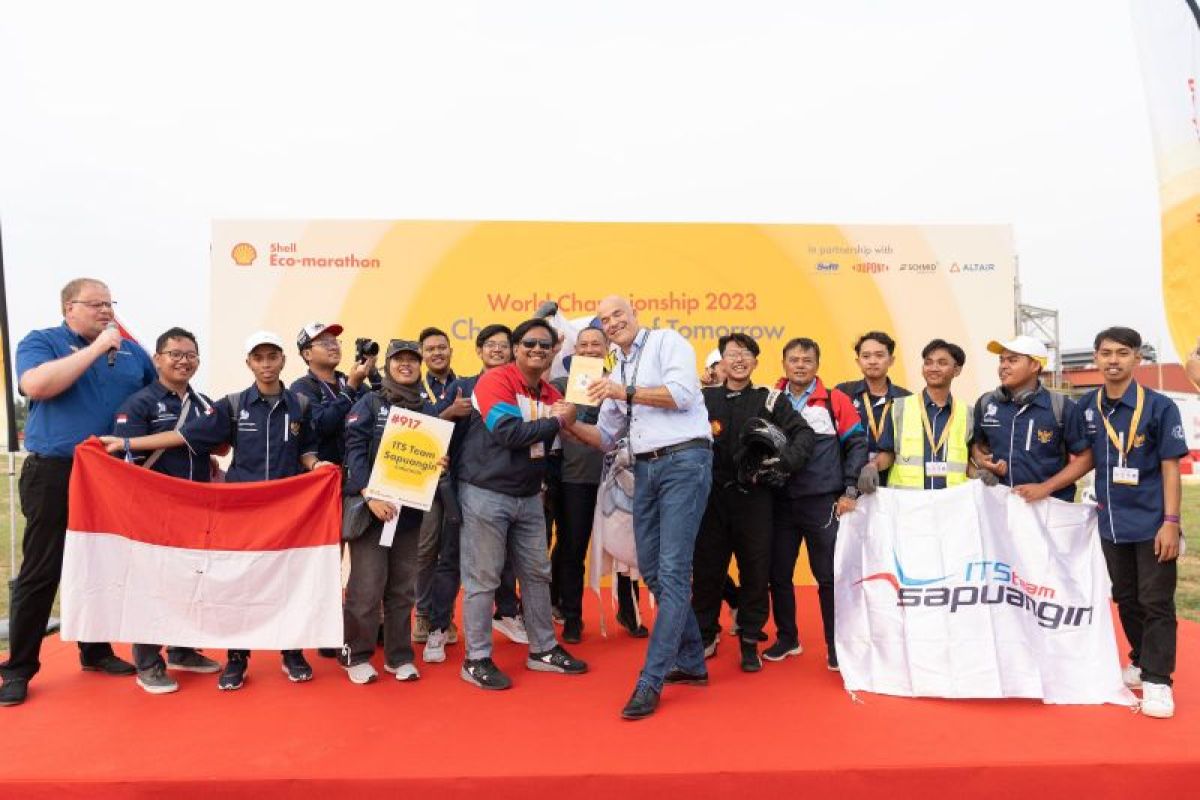 Tim Sapuangin ITS juara tiga Shell Eco-Marathon World 2023