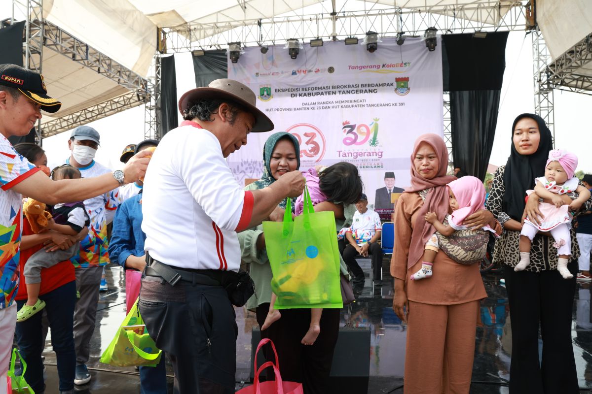 Atasi stunting, Pemprov Banten salurkan bantuan pangan bergizi