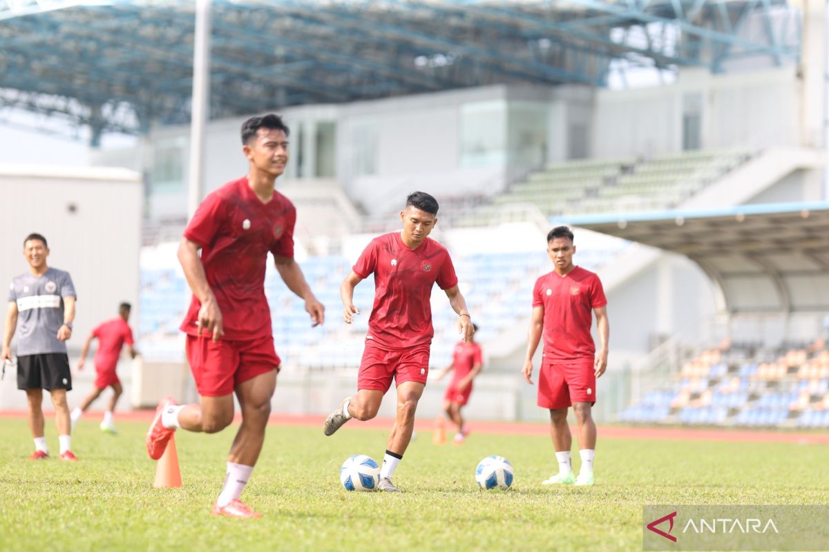 Timnas Indonesia latihan perdana di Brunei dengan fokus pemulihan fisik