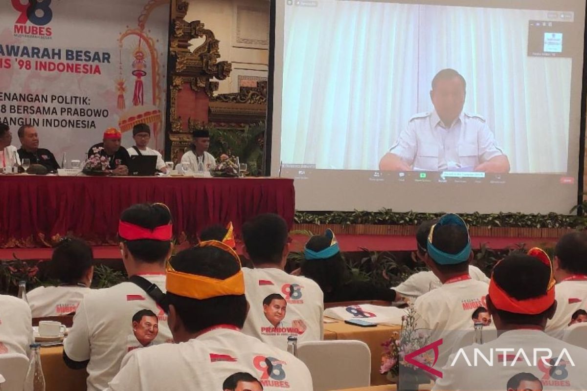 Prabowo ajak aktivis 98 turun gunung gerakin rakyat