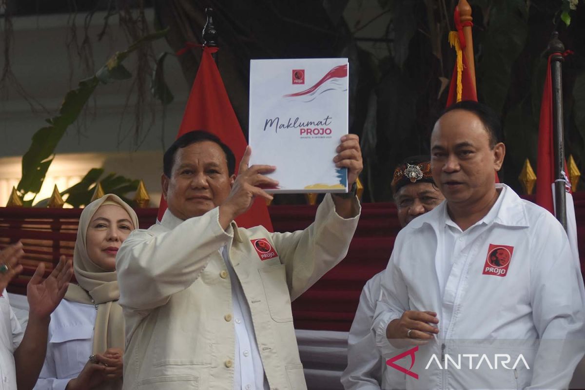Prabowo diangkat jadi anggota kehormatan Projo