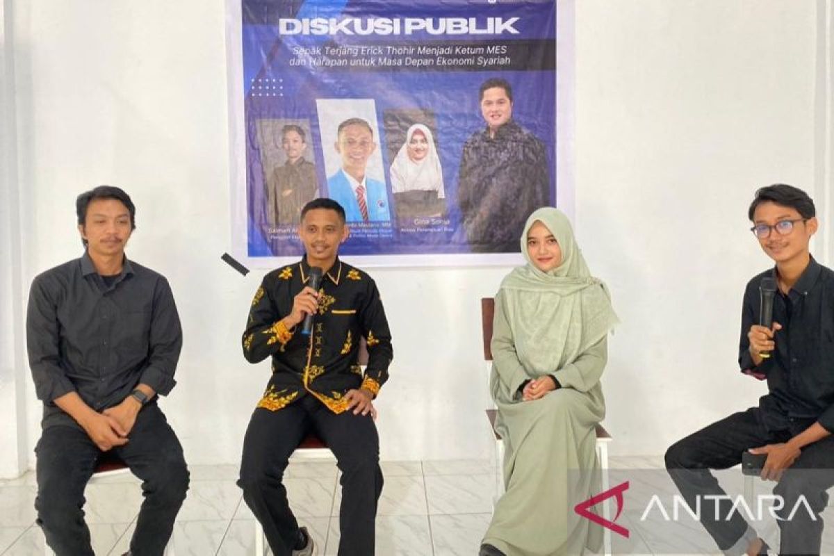 Pemuda di Pekanbaru gelar diskusi terkait kiprah Erick Thohir di perekonomian syariah