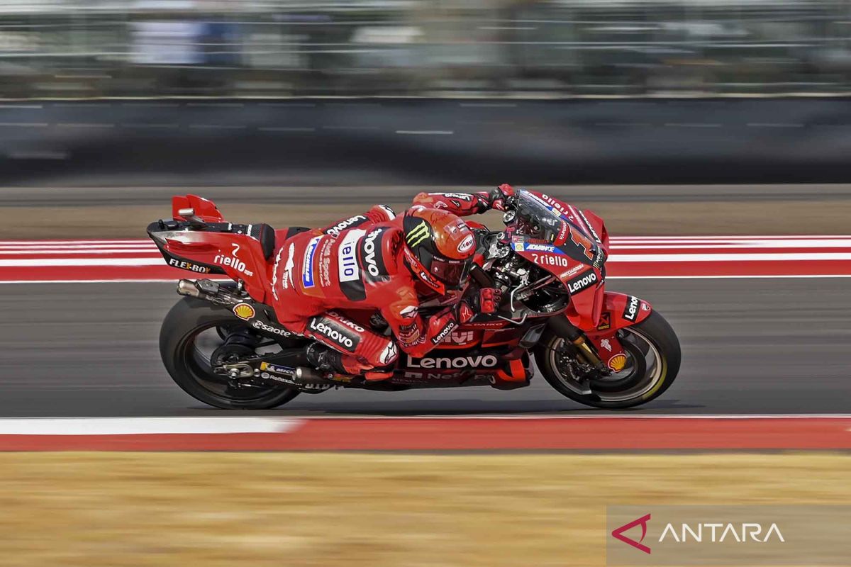 Bagnaia kembali ke puncak klasemen setelah menangi MotoGP Indonesia