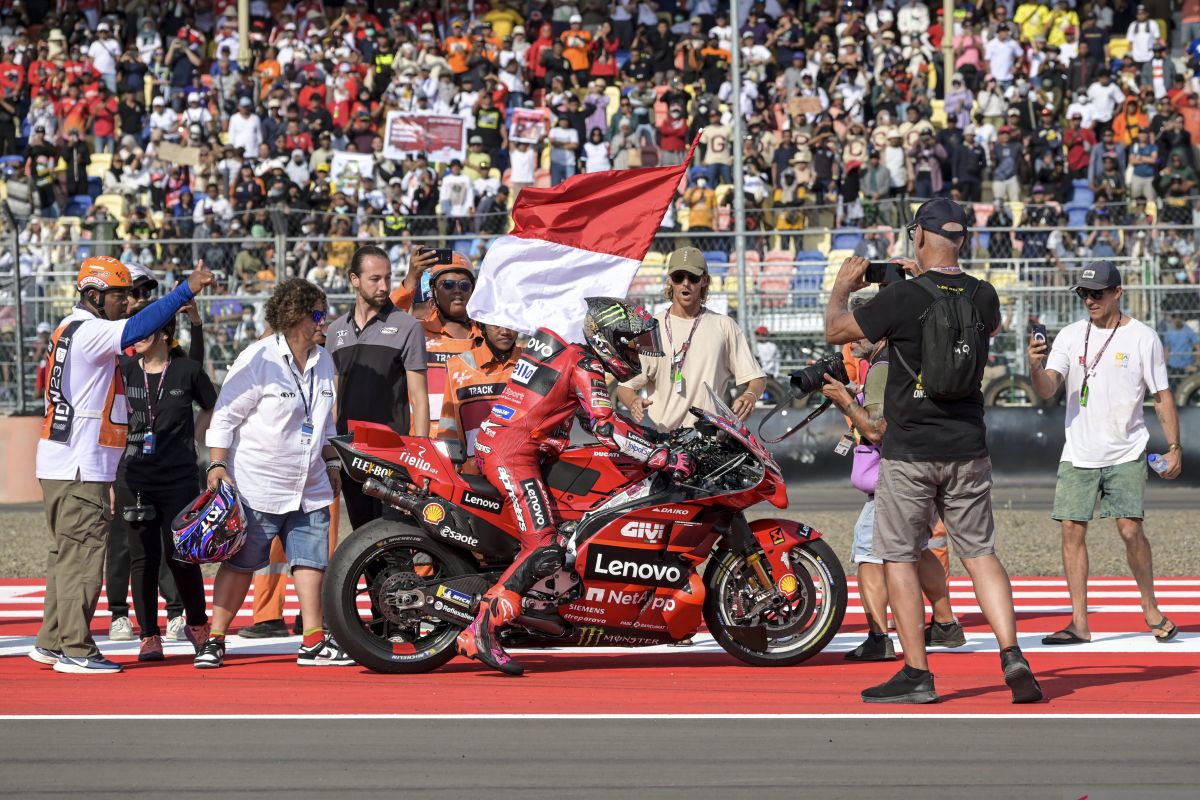 Bastianini juara MotoGP Malaysia, Bagnaia masih puncaki klasemen