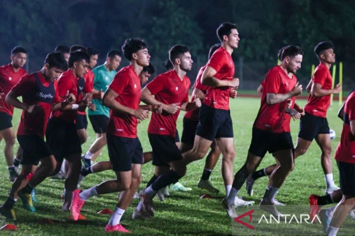 Indonesia unggul tiga gol tanpa balas atas Brunei di babak pertama
