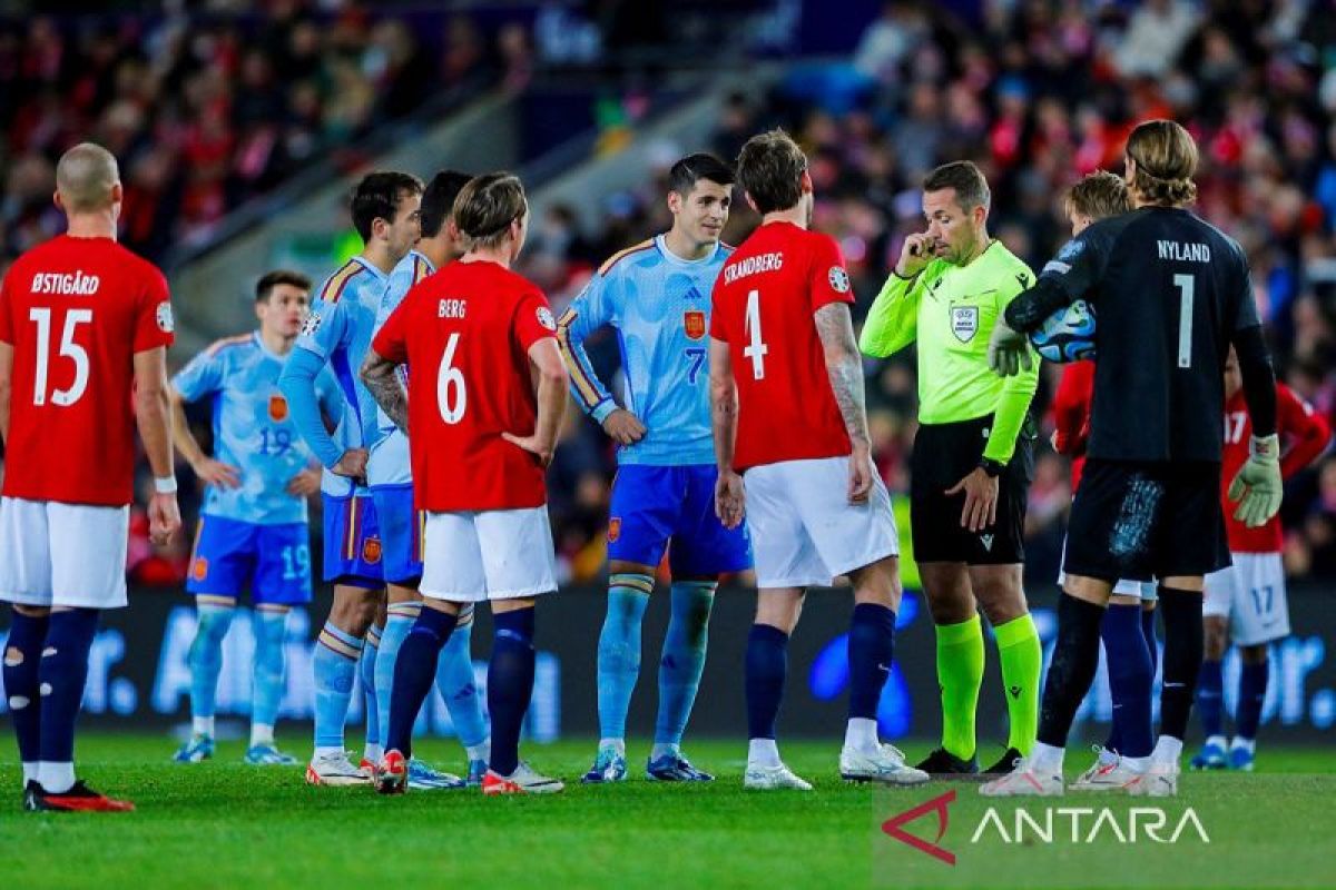 Spanyol segel satu tempat di Euro 2024 setelah taklukkan Norwegia 1-0