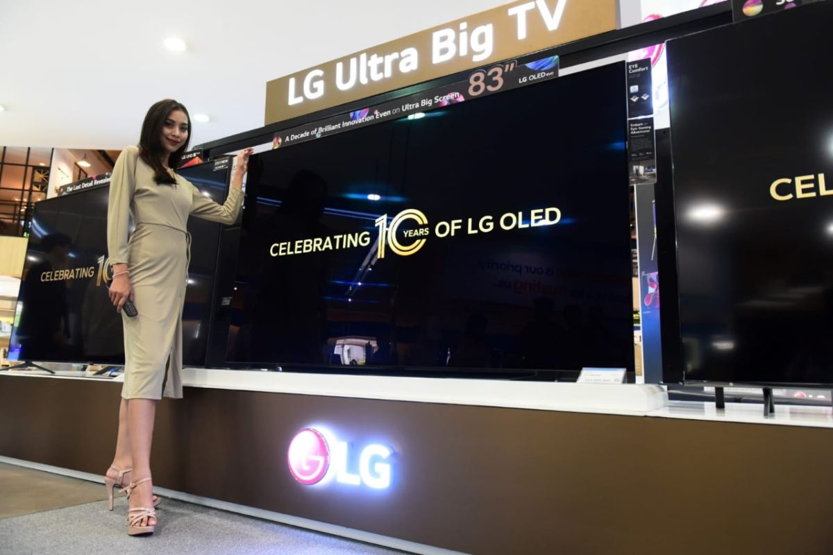 Perusahaan elektronik Korsel kenalkan koleksi TV berukuran besar