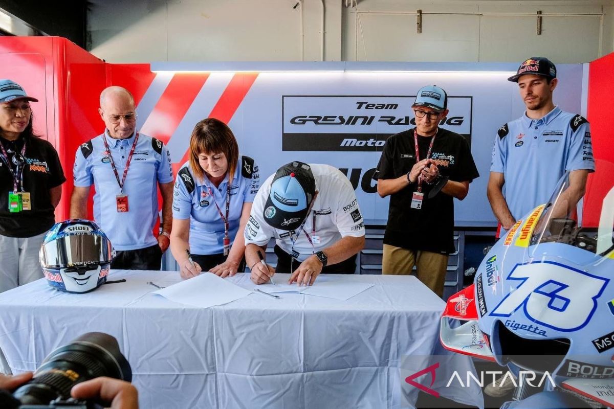 Kemenparekraf-Gresini Racing perpanjang kerja sama musim 2024-2025