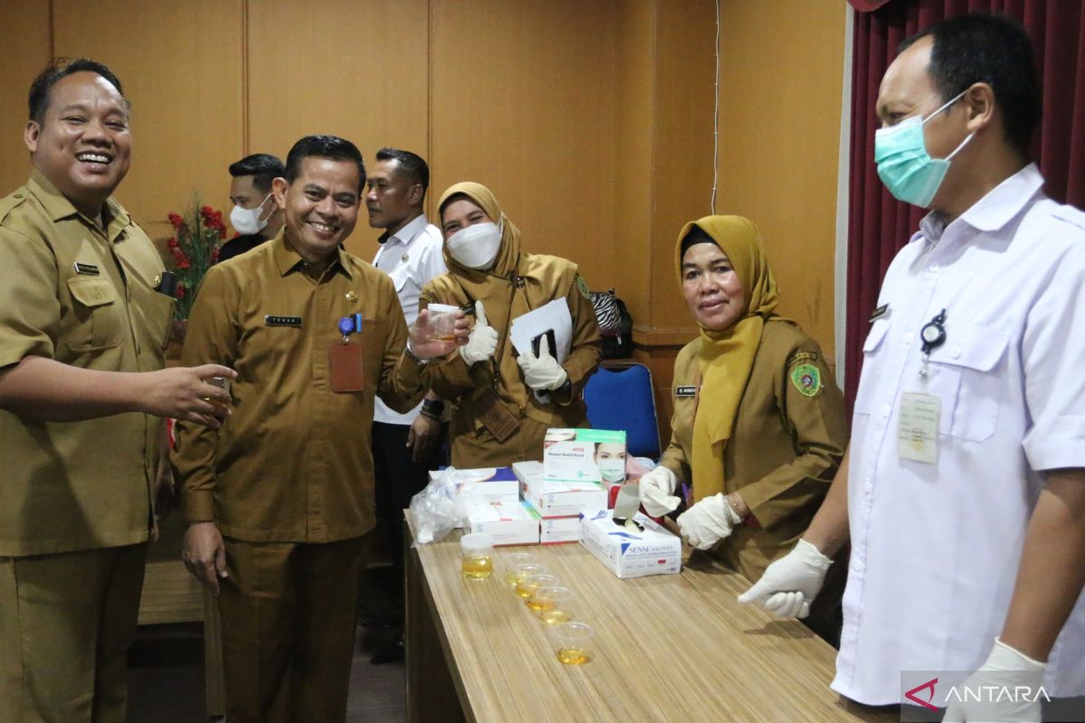 Kabupaten Penajam  tes urine ASN  pastikan tidak terlibat narkoba