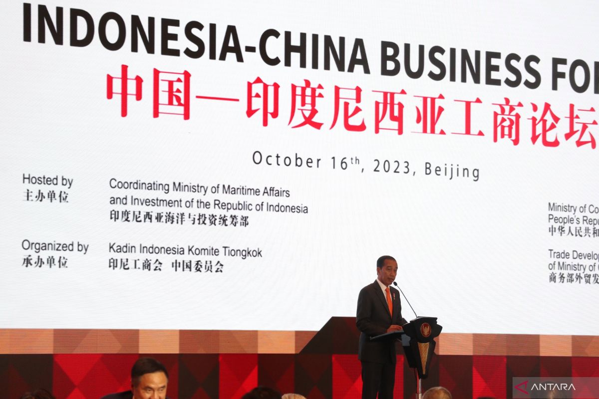 Presiden Jokowi yakin China akan jadi investor utama di Indonesia