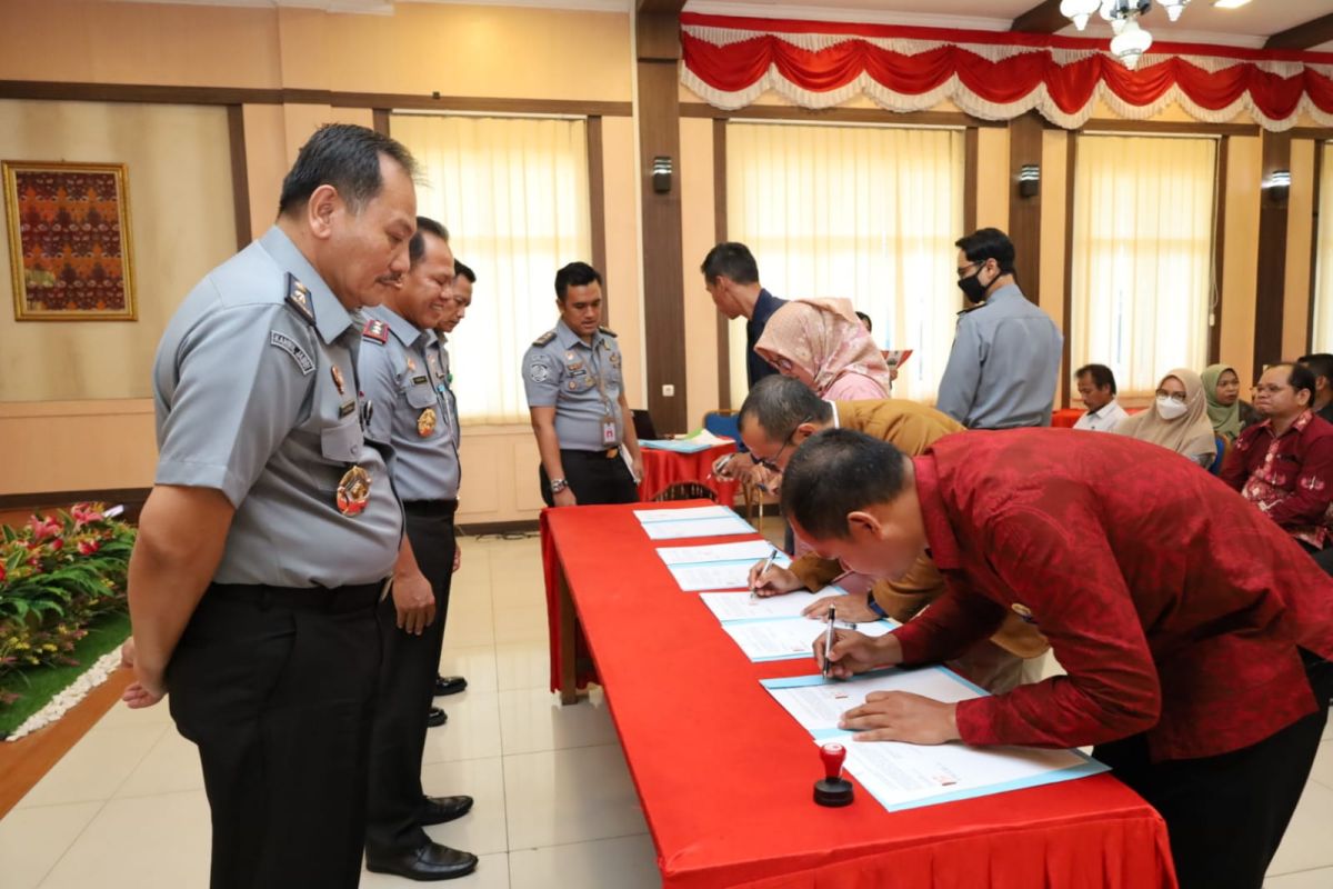 Kemenkumham Jambi kontrak adendum dengan 17 OBH