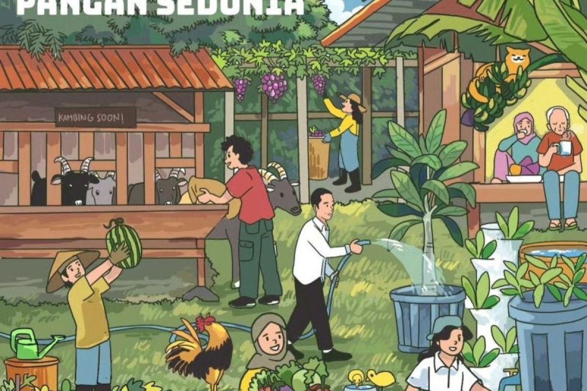 Jokowi sebut RI punya cadangan beras cukup pada hari pangan sedunia