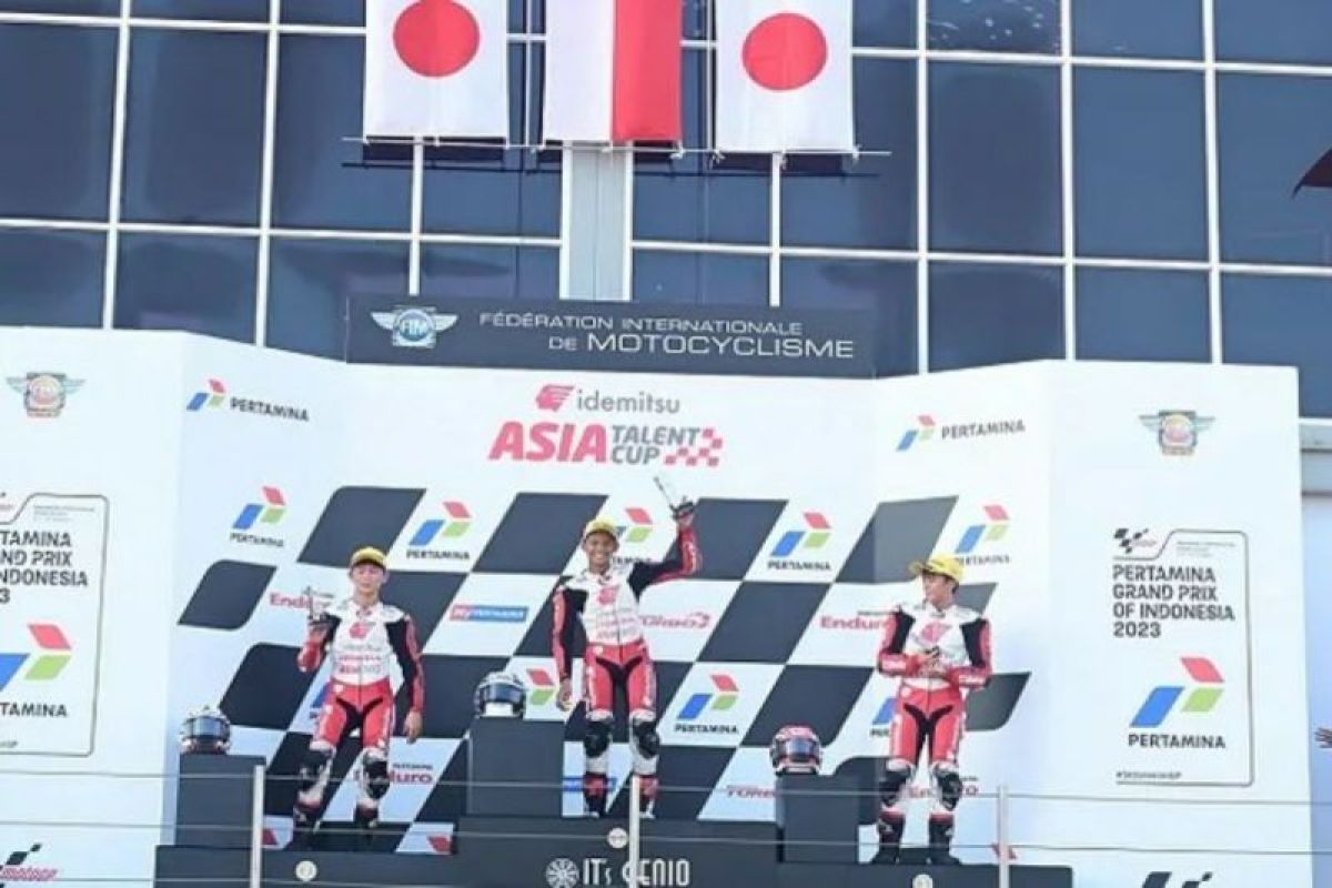 Pembalap Indonesia Veda sapu bersih podium tertinggi IATC
