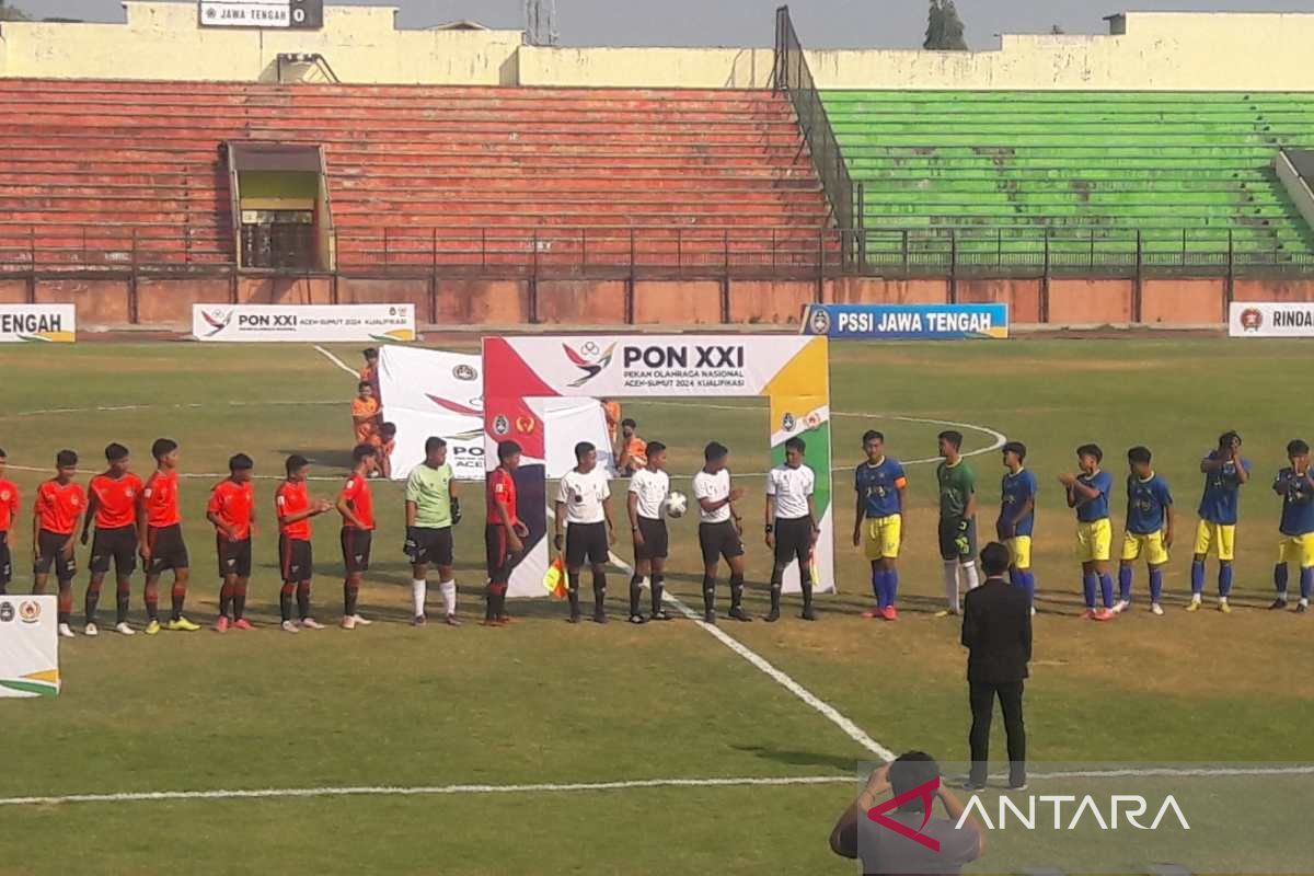 Tim Jateng ungguli Kalbar 5-1 kualifikasi sepak bola putra PON