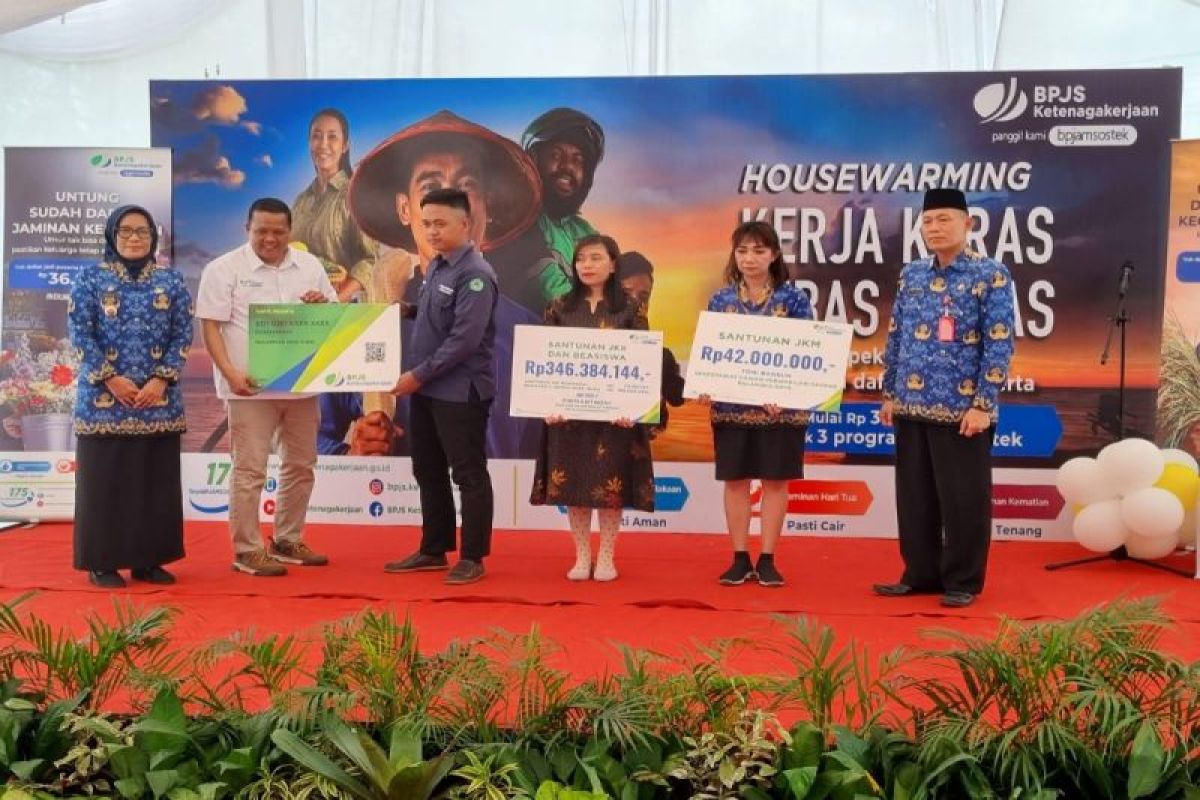Staf Ahli Gubernur Kalteng hadiri 'Housewarming' ruang layanan BPJAMSOSTEK