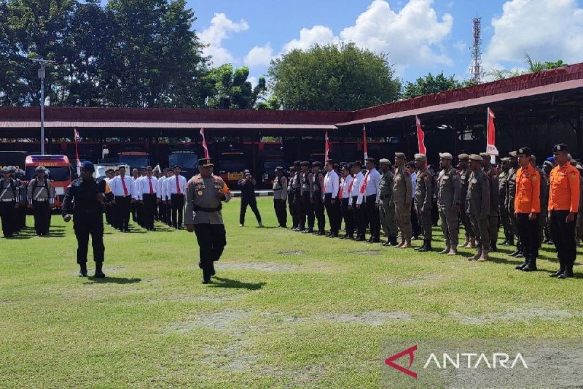 Sebanyak 17.304 personel disiagakan amankan pemilu di Papua