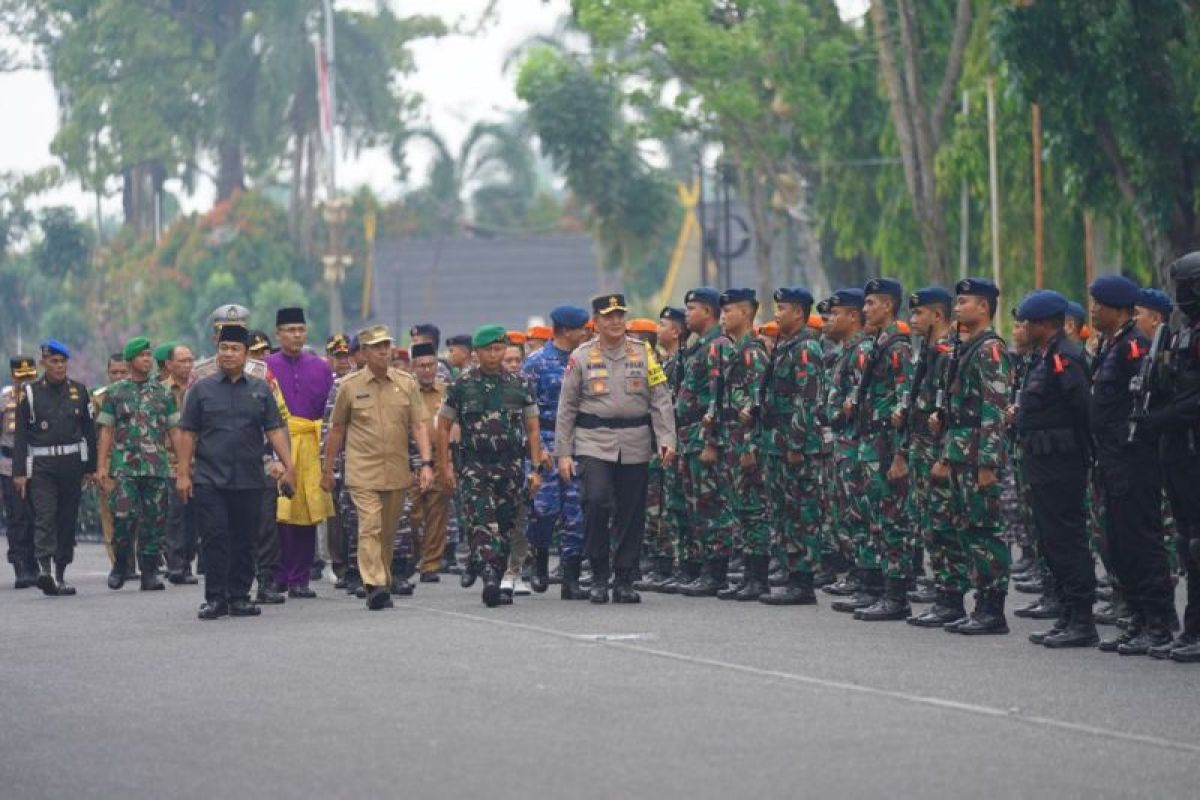 Gubernur Riau apresiasi persiapan Polda Riau amankan Pemilu