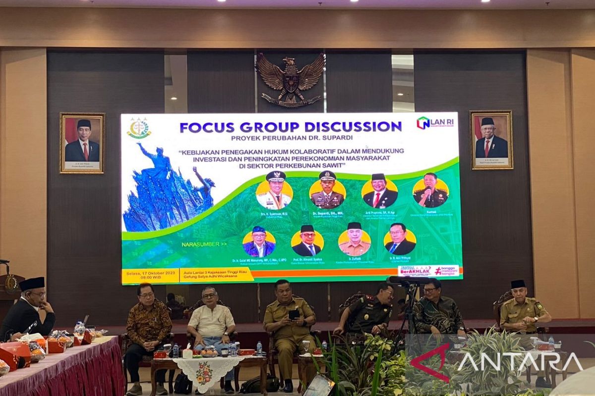 Kejati Riau dukung peningkatan ekonomi di sektor perkebunan