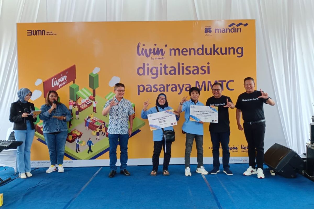 Digitalisasi ekosistem pasar, Bank Mandiri gaungkan Program Livin' Pasar